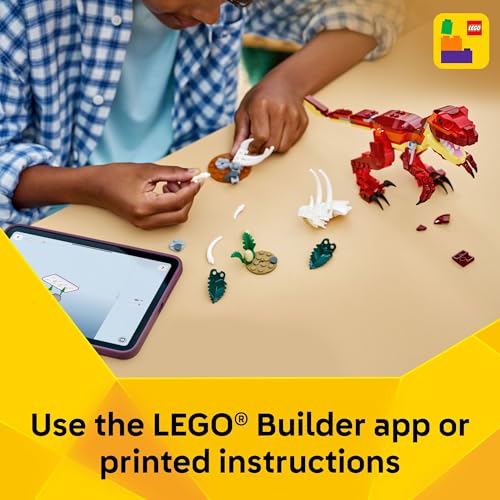 LEGO CREATOR 3 EN 1 JUGUETE DE CONSTRUCCIÓN DE DINOSAURIOS FEROCES PARA NIÑOS Y NIÑAS A PARTIR DE 8 AÑOS REGALO PARA CUMPLEAÑOS - 6