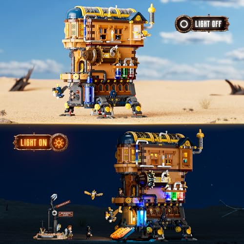 LUMIBRICKS JUEGO DE LADRILLOS DE CONSTRUCCIÓN CON ILUMINACIÓN DEL CASTILLO MÓVIL DEL ALQUIMISTA MECHA 2690 PIEZAS COLECCIÓN - 2