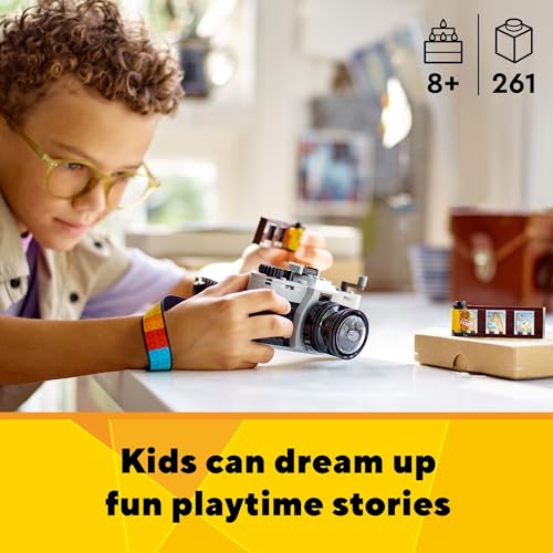 LEGO CREATOR 31147 JUGUETE DE CÁMARA RETRO 3 EN 1 SE TRANSFORMA A UNA CÁMARA DE VIDEO RETRO O A UN TELEVISOR REGALO - 3