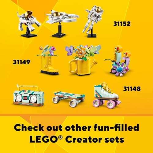 LEGO CREATOR 31147 JUGUETE DE CÁMARA RETRO 3 EN 1 SE TRANSFORMA A UNA CÁMARA DE VIDEO RETRO O A UN TELEVISOR REGALO - 6