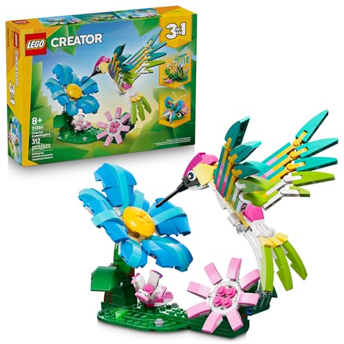 LEGO CREATOR 3 EN 1 WILD ANIMALS COLORIDO JUGUETE DE CONSTRUCCIÓN DE COLIBRÍ PARA NIÑAS NIÑOS Y NIÑOS A PARTIR DE 8 AÑOS - 1