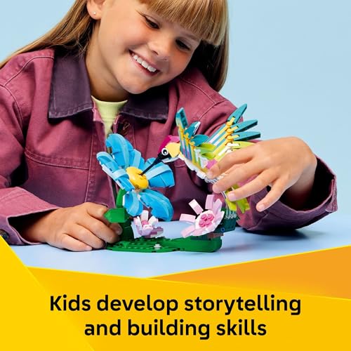 LEGO CREATOR 3 EN 1 WILD ANIMALS COLORIDO JUGUETE DE CONSTRUCCIÓN DE COLIBRÍ PARA NIÑAS NIÑOS Y NIÑOS A PARTIR DE 8 AÑOS - 4