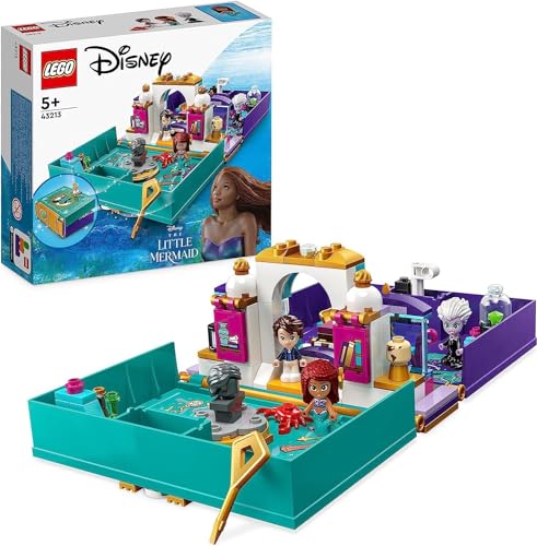 LEGO DISNEY PRINCESS THE LITTLE MERMAID KIT DE CONSTRUCCIÓN DE LIBRO DE CUENTOS CON PRINCESAS DISNEY REGALO PARA NIÑOS - 1