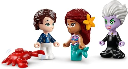 LEGO DISNEY PRINCESS THE LITTLE MERMAID KIT DE CONSTRUCCIÓN DE LIBRO DE CUENTOS CON PRINCESAS DISNEY REGALO PARA NIÑOS - 5