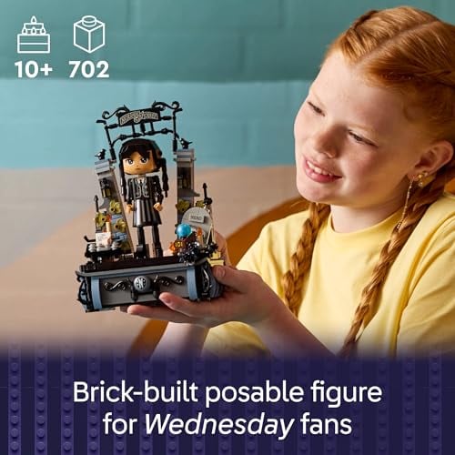 LEGO FIGURA WEDNESDAY ADDAMS JUGUETE DE CONSTRUCCIÓN PARA NIÑOS NIÑAS Y NIÑOS A PARTIR DE 10 AÑOS MUÑECA COLECCIONABLE - 2