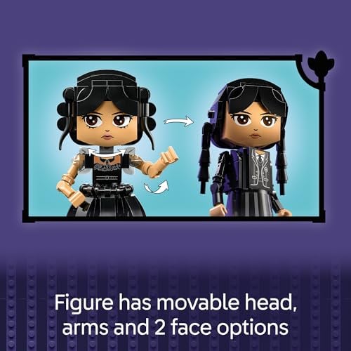 LEGO FIGURA WEDNESDAY ADDAMS JUGUETE DE CONSTRUCCIÓN PARA NIÑOS NIÑAS Y NIÑOS A PARTIR DE 10 AÑOS MUÑECA COLECCIONABLE - 3