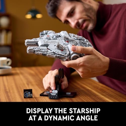 LEGO STAR WARS MILLENNIUM FALCON 25 ANIVERSARIO COLECCIONABLE JUEGO DE CONSTRUCCIÓN DE BRICOLAJE PARA ADULTOS PARA HOMBRES - 5