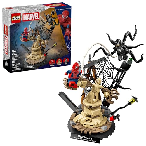 LEGO MARVEL EPIC BATTLE SPIDERMAN VS SANDMAN JUGUETE DE CONSTRUCCIÓN PARA NIÑOS Y NIÑAS JUEGO DE SUPERHÉROES CON MINIFIGURAS - 1