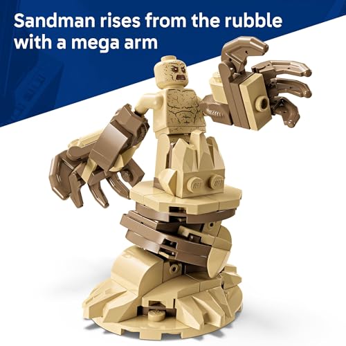 LEGO MARVEL EPIC BATTLE SPIDERMAN VS SANDMAN JUGUETE DE CONSTRUCCIÓN PARA NIÑOS Y NIÑAS JUEGO DE SUPERHÉROES CON MINIFIGURAS - 5