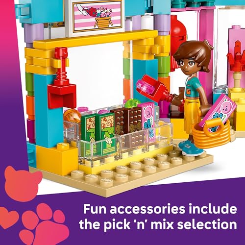 LEGO FRIENDS HEARTLAKE CITY CANDY STORE JUEGO DE CONSTRUCCIÓN DE JUGUETE JUEGO DE SIMULACIÓN PARA NIÑOS NIÑAS Y NIÑOS A PARTIR - 3