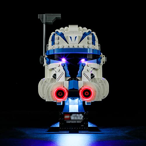 BRIKSMAX KIT DE ILUMINACIÓN LED PARA CASCO LEGO75349 CAPTAIN REX COMPATIBLE CON EL MODELO DE BLOQUES DE CONSTRUCCIÓN DE LEGO - 1