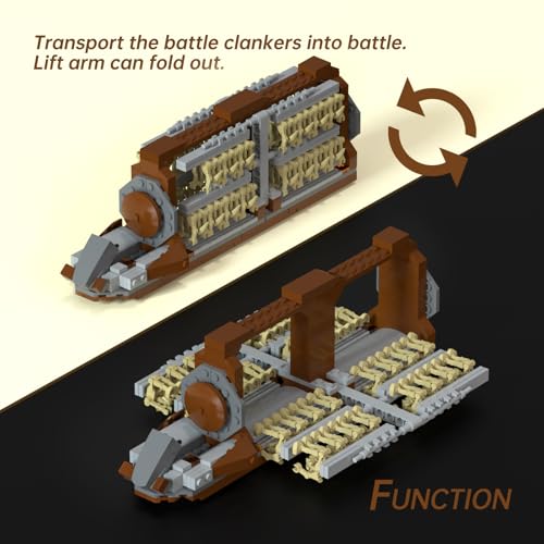 KIT DE CONSTRUCCIÓN DE ATAQUE DE PELOTÓN CLON DEL EJÉRCITO DE BATALLA DE 32 PIEZAS VEHÍCULO PORTADOR DE SOLDADOS DE BATALLA - 4