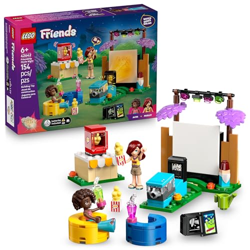 LEGO FRIENDS NOCHE DE PELÍCULA DE AMISTAD JUEGO DE CONSTRUCCIÓN DE ROLES JUEGO DE CONSTRUCCIÓN INTERACTIVO PARA NIÑAS Y NIÑOS - 1