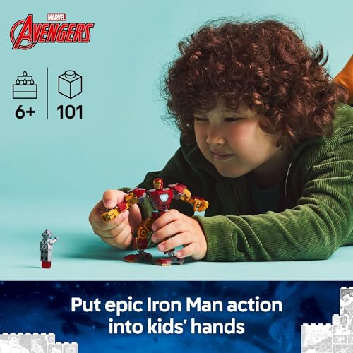 LEGO MARVEL IRON MAN MECH VS ULTRON JUEGO DE JUGUETES DE CONSTRUCCIÓN PARA NIÑOS NIÑOS Y NIÑAS A PARTIR DE 6 AÑOS FIGURA - 2