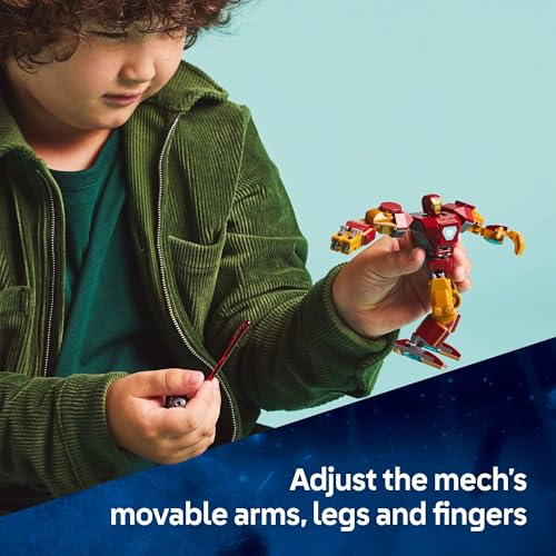 LEGO MARVEL IRON MAN MECH VS ULTRON JUEGO DE JUGUETES DE CONSTRUCCIÓN PARA NIÑOS NIÑOS Y NIÑAS A PARTIR DE 6 AÑOS FIGURA - 5