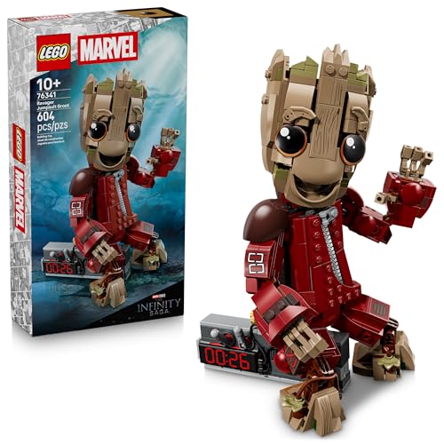 LEGO MARVEL RAVAGER JUMPSUIT GROOT JUEGO DE CONSTRUCCIÓN PARA NIÑOS Y NIÑAS EDADES 10 FIGURA DE MUESTRA Y JUGABILIDAD - 1