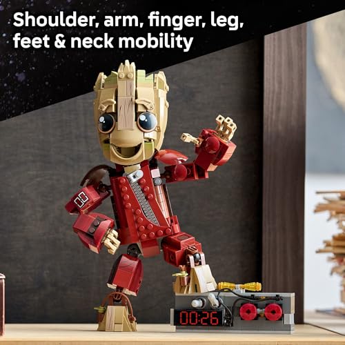 LEGO MARVEL RAVAGER JUMPSUIT GROOT JUEGO DE CONSTRUCCIÓN PARA NIÑOS Y NIÑAS EDADES 10 FIGURA DE MUESTRA Y JUGABILIDAD - 3