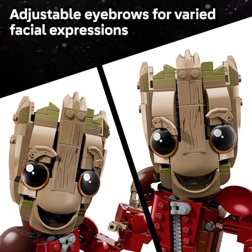 LEGO MARVEL RAVAGER JUMPSUIT GROOT JUEGO DE CONSTRUCCIÓN PARA NIÑOS Y NIÑAS EDADES 10 FIGURA DE MUESTRA Y JUGABILIDAD - 4