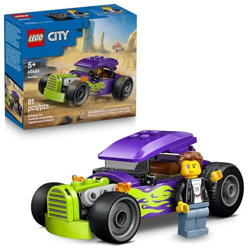LEGO CITY HOT ROD RACE CAR BUILDING TOY PARA NIÑOS JUEGO DE SIMULACIÓN PARA NIÑOS Y NIÑAS A PARTIR DE 5 AÑOS AUTO DE JUGUETE - 1