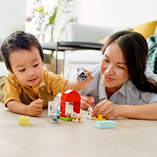 LEGO DUPLO TOWN FARM ANIMAL CARE 10949 JUGUETE PARA NIÑOS PEQUEÑOS NIÑAS Y NIÑOS DE 2 AÑOS MÁS CON FIGURAS DE PATO CERDO OVEJA - 2