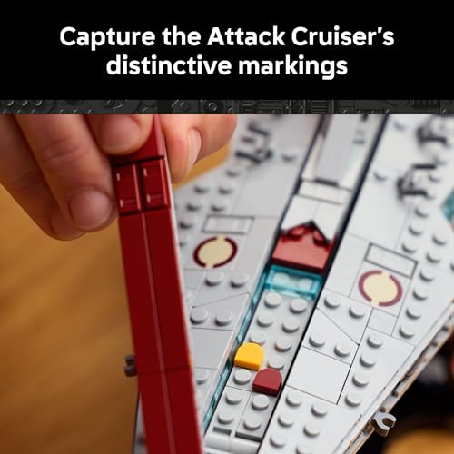 LEGO STAR WARS VENATORCLASS ATTACK CRUISER JUEGO DE CONSTRUCCIÓN PARA ADULTOS PARA HOMBRES Y PARA MUJERES A PARTIR DE 18 AÑOS - 4