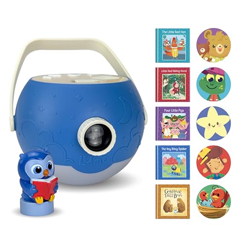 PROYECTOR DE LIBROS PARA NIÑOS 5 CUENTOS DE LECTURA EN VOZ ALTA 5 CANCIONES LUZ NOCTURNA Y MÚSICA RELAJANTE DE ENSUEÑO PROYECTOR - 1