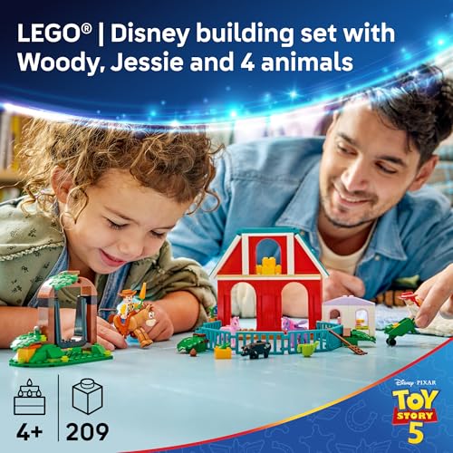 LEGO DISNEY AND PIXAR TOY STORY 5 BLAZES HORSE RANCH JUEGO DE CONSTRUCCIÓN DE DISNEY PARA NIÑAS Y NIÑOS A PARTIR DE 4 AÑOS - 2