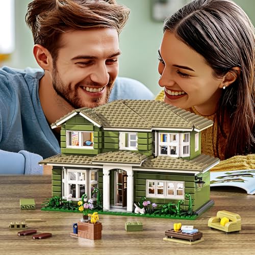 JUEGO DE CONSTRUCCIÓN DE CASA MODERNA COMEDIA FAMILIAR CÁLIDA DE SITCOMS DE TV JUEGO DE CONSTRUCCIÓN DE LA CASA DE LOS DUNPHY - 5