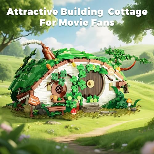 JUEGO DE CONSTRUCCIÓN INSPIRADO EN LA PELÍCULA PARA ADULTOS 1088 PIEZAS COLECCIONABLES DE CASA DE CAMPO CON PUERTAS Y PANELES - 2