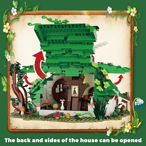 JUEGO DE CONSTRUCCIÓN INSPIRADO EN LA PELÍCULA PARA ADULTOS 1088 PIEZAS COLECCIONABLES DE CASA DE CAMPO CON PUERTAS Y PANELES - 5