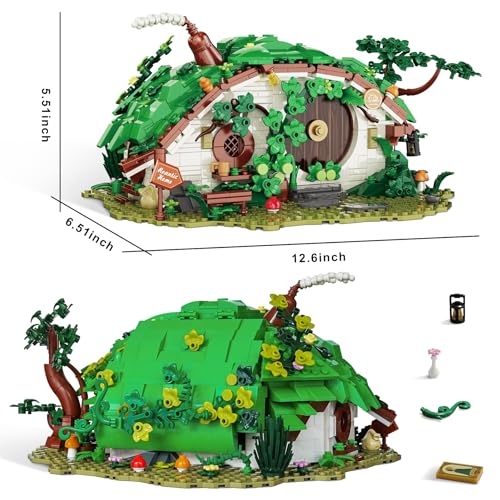 JUEGO DE CONSTRUCCIÓN INSPIRADO EN LA PELÍCULA PARA ADULTOS 1088 PIEZAS COLECCIONABLES DE CASA DE CAMPO CON PUERTAS Y PANELES - 6