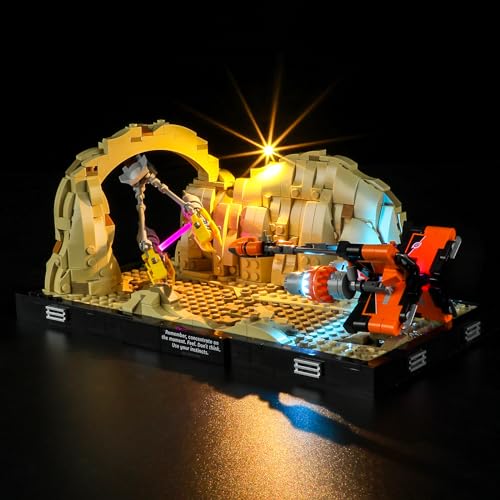 BRIKSMAX KIT DE ILUMINACIÓN LED PARA LEGO75380 MOS ESPA PODRACE DIORAMA COMPATIBLE CON LEGO STAR WARS BUILDING SET NO INCLUYE - 1
