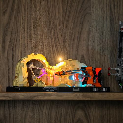 BRIKSMAX KIT DE ILUMINACIÓN LED PARA LEGO75380 MOS ESPA PODRACE DIORAMA COMPATIBLE CON LEGO STAR WARS BUILDING SET NO INCLUYE - 2