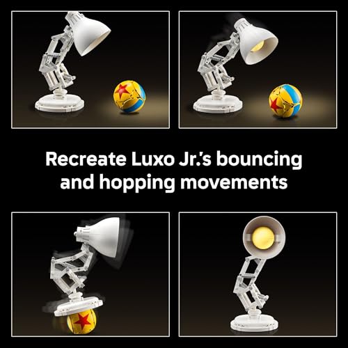 LEGO IDEAS DISNEY PIXAR LUXO JR JUEGO DE DECORACIÓN DE HABITACIÓN Y CONSTRUCCIÓN PARA ADULTOS DECORACIÓN DE OFICINA Y ESCRITORIO - 4