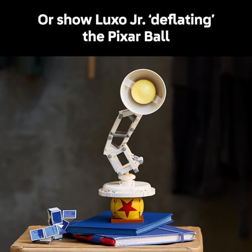 LEGO IDEAS DISNEY PIXAR LUXO JR JUEGO DE DECORACIÓN DE HABITACIÓN Y CONSTRUCCIÓN PARA ADULTOS DECORACIÓN DE OFICINA Y ESCRITORIO - 6