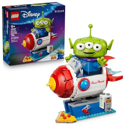 LEGO DISNEY AND PIXAR TOY STORY ALIEN WITH PIZZA PLANET ROCKET RIDE JUGUETE DE CONSTRUCCIÓN PARA NIÑAS Y NIÑOS A PARTIR DE 9 - 1