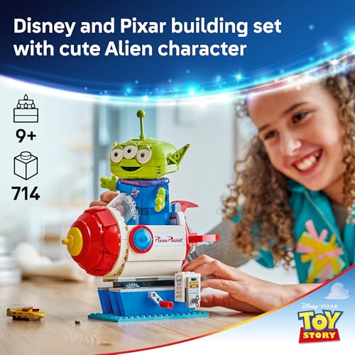 LEGO DISNEY AND PIXAR TOY STORY ALIEN WITH PIZZA PLANET ROCKET RIDE JUGUETE DE CONSTRUCCIÓN PARA NIÑAS Y NIÑOS A PARTIR DE 9 - 2