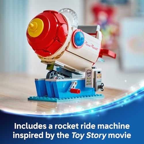 LEGO DISNEY AND PIXAR TOY STORY ALIEN WITH PIZZA PLANET ROCKET RIDE JUGUETE DE CONSTRUCCIÓN PARA NIÑAS Y NIÑOS A PARTIR DE 9 - 3
