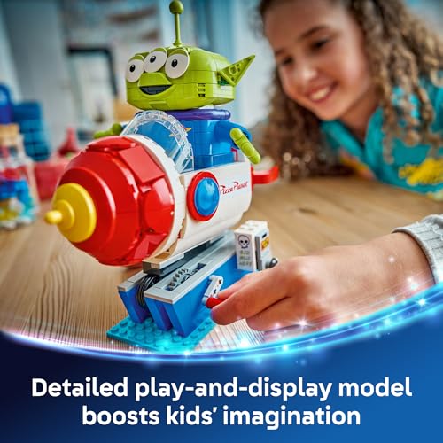 LEGO DISNEY AND PIXAR TOY STORY ALIEN WITH PIZZA PLANET ROCKET RIDE JUGUETE DE CONSTRUCCIÓN PARA NIÑAS Y NIÑOS A PARTIR DE 9 - 4