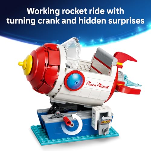 LEGO DISNEY AND PIXAR TOY STORY ALIEN WITH PIZZA PLANET ROCKET RIDE JUGUETE DE CONSTRUCCIÓN PARA NIÑAS Y NIÑOS A PARTIR DE 9 - 5