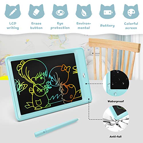 BRAVOKIDS JUGUETES PARA NIÑAS Y NIÑOS DE 3 A 6 AÑOS TABLETA DE ESCRITURA LCD TABLERO DE DIBUJO DE 10 PULGADAS ALMOHADILLAS - 2