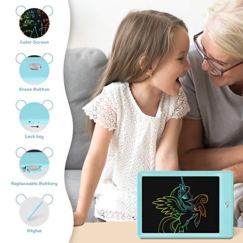 BRAVOKIDS JUGUETES PARA NIÑAS Y NIÑOS DE 3 A 6 AÑOS TABLETA DE ESCRITURA LCD TABLERO DE DIBUJO DE 10 PULGADAS ALMOHADILLAS - 3