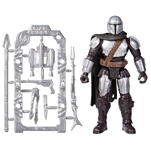 STAR WARS ACTIONVERSE THE MANDALORIAN FIGURA DE ACCIÓN Y ACCESORIOS DE 45 PULGADAS ESTANTE DE ALMACENAMIENTO DE ACCESORIOS - 3