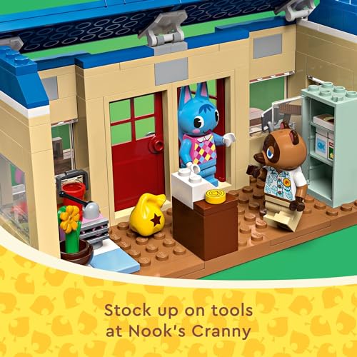 LEGO ANIMAL CROSSING NOOKS CRANNY ROSIES HOUSE JUGUETE DE VIDEOJUEGO PARA CONSTRUIR PARA NIÑOS INCLUYE 2 FIGURAS DE JUGUETE - 4