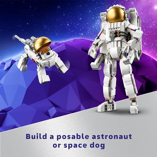 LEGO CREATOR 3 EN 1 JUGUETE DE ASTRONAUTA ESPACIAL SET DE CONSTRUCCIÓN QUE SE TRANSFORMA DE FIGURA DE ASTRONAUTA A PERRO A JET - 4