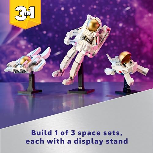 LEGO CREATOR 3 EN 1 JUGUETE DE ASTRONAUTA ESPACIAL SET DE CONSTRUCCIÓN QUE SE TRANSFORMA DE FIGURA DE ASTRONAUTA A PERRO A JET - 6
