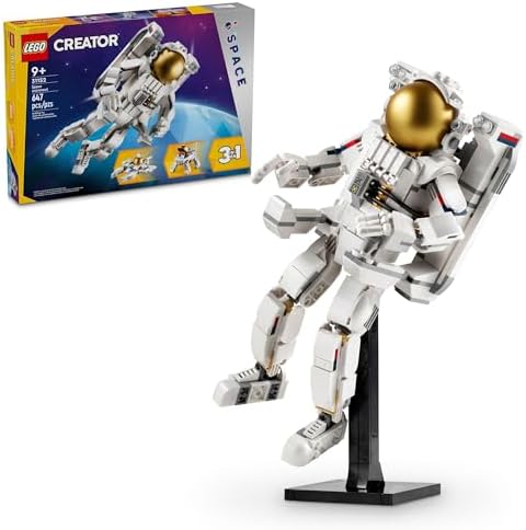 LEGO CREATOR 3 EN 1 JUGUETE DE ASTRONAUTA ESPACIAL, SET DE CONSTRUCCIÓN QUE SE TRANSFORMA DE FIGURA DE ASTRONAUTA A PERRO - 7