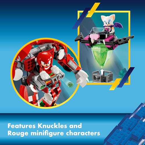 LEGO SONIC THE HEDGEHOG SET DE CONSTRUCCIÓN DE MECH GUARDIAN DE KNUCKLES JUGUETE DE SONIC PARA NIÑOS FIGURA DE ACCIÓN - 6