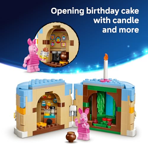 LEGO DISNEY LA DIVERSIÓN DEL CUMPLEAÑOS DE PIGLET JUGUETE DE CONSTRUCCIÓN WINNIE THE POOH PARA NIÑAS Y NIÑOS EDADES 9 REGALO - 3