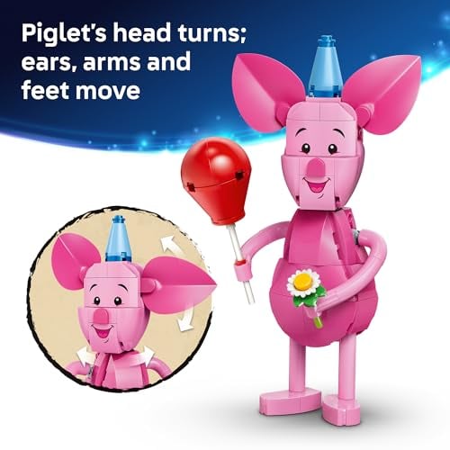 LEGO DISNEY LA DIVERSIÓN DEL CUMPLEAÑOS DE PIGLET JUGUETE DE CONSTRUCCIÓN WINNIE THE POOH PARA NIÑAS Y NIÑOS EDADES 9 REGALO - 5